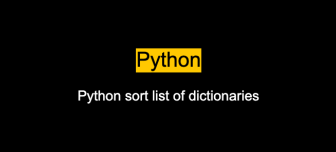 python sort list of dictionaries